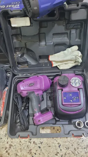 Hydraulic Car Jack and Impact Wrench Kit (5-Ton)