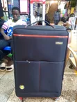 Original Prince Extra Large Cloth Suitcase (Black & Red) - 1