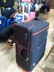 Original Prince Extra Large Cloth Suitcase (Black & Red) - 2
