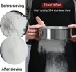Stainless Steel Round Flour Sieve and Sifter - 3