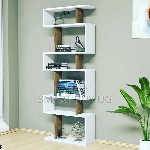 Brand New 2-Door Wooden Bookshelf - 1