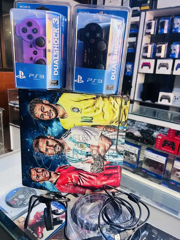 Customized PlayStation 3 Slim with Accessories - 1