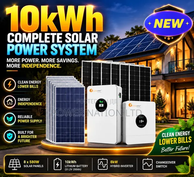 10kWh 48V Lakeside Hybrid Solar System Full Kit - 1