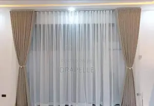 Luxury Textured Curtains with Sheer Layers