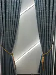 Luxury Textured Curtains with Sheer Layers - 3