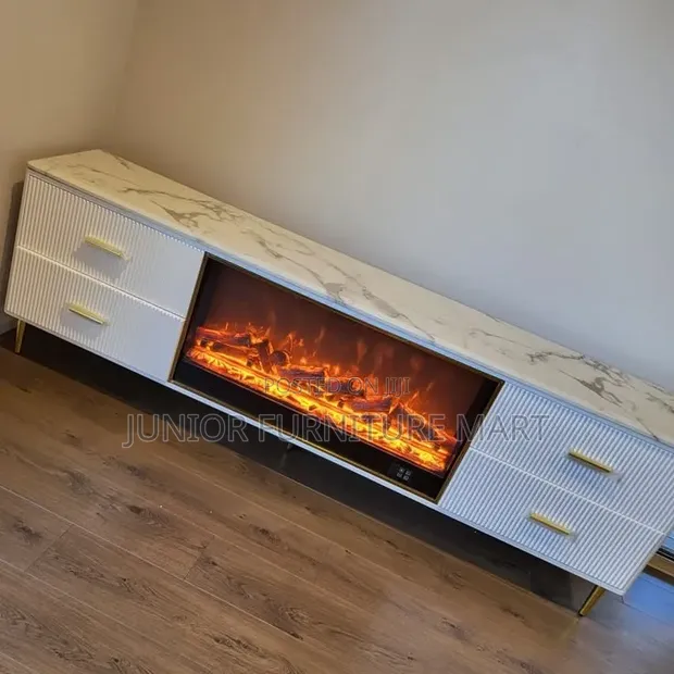 Brand New Marble TV Stand - 1