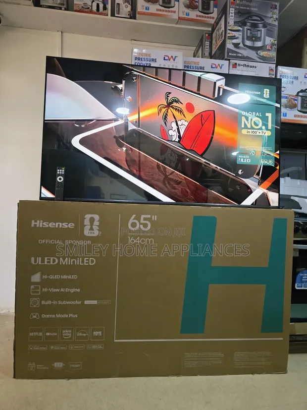 Hisense 65" ULED Mini-LED 4K Vidaa Smart TV (2026 Model) - 1
