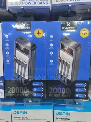 Colouration Brand 20000mAh Power Bank (Model: D10)