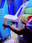 Armless Chairs - White - 2