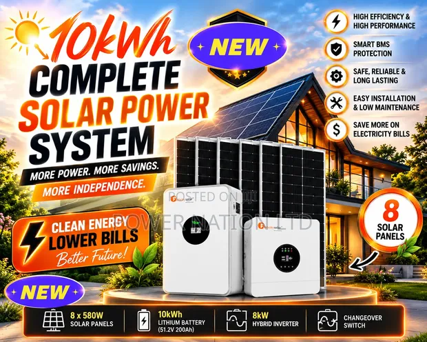 10kWh Ecosun Energy Hybrid Solar System Kit - 1