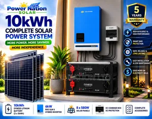 10kWh 48V Bornsan Hybrid Solar Energy System Kit