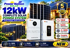 10kWh 48V SRNE Rising Energy Hybrid Solar System Kit
