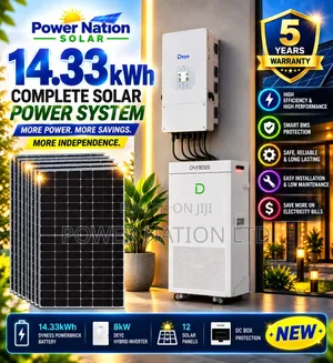 14.33kWh 48V Hybrid Lithium Solar System Full Kit