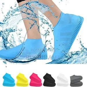 Reusable Silicone Waterproof Rain Shoe Covers (M/L)