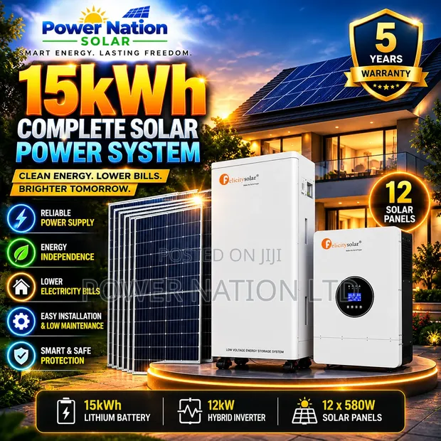 15kWh 48V Hybrid Lithium Solar Energy Full Kit - 1