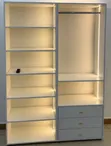 Brand New Wood-Mode Open Wardrobe with Lights - 1