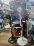 Yaki 18-Inch Stand Fan with Remote - White - 2