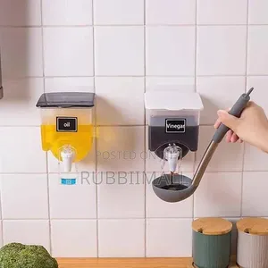 Wall-Mounted Oil, Sauce, and Vinegar Dispenser