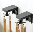 6 Hooks Rotating Self-Adhesive Wall Hanger - 1