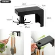 6 Hooks Rotating Self-Adhesive Wall Hanger - 5
