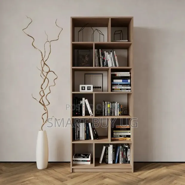 Brand New 2-Door Office Bookcase - Brown - 1