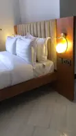 Executive 6x6 Wooden Bed with Integrated Lights & Sockets - 2