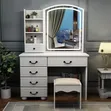 Brand New Modern Makeup Cabinet with Chair - 2