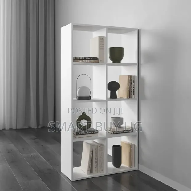 Brand New 2-Door Bookcase/Bookshelf with 8 Shelves - 1