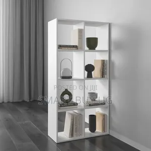 Brand New 2-Door Bookcase/Bookshelf with 8 Shelves