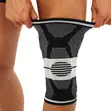 Elastic Sports Knee Brace with Side Stabilizers & Patella Ring - 2