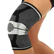 Elastic Sports Knee Brace with Side Stabilizers & Patella Ring - 3