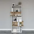 Brand New 2-Door Book Shelf - White - 1