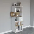 Brand New 2-Door Book Shelf - White - 2