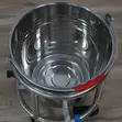 Stainless Steel Medical Placenta Bucket with Mobile Stand - 2