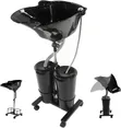 Adjustable Portable Shampoo Bowl with Electric Pump - 1
