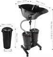 Adjustable Portable Shampoo Bowl with Electric Pump - 5