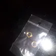 Stainless Steel Hoop Earrings - Gold Plated - 2