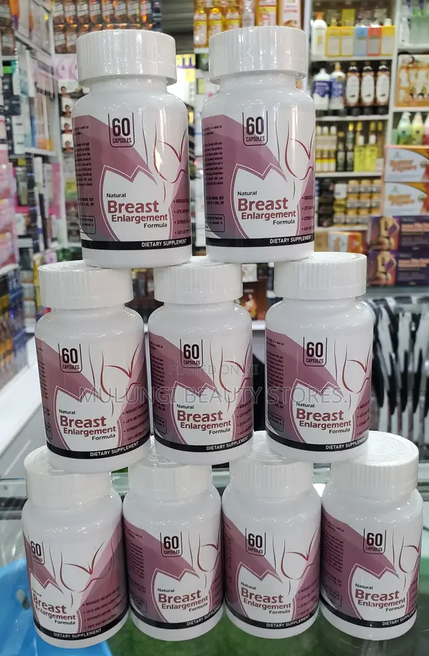 Natural Breast Enlargement Dietary Supplement - 60 Capsules - 1