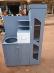 Hardwood Gas Stand for Cooking & Plate Warming - 1