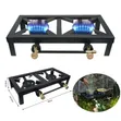 Heavy-Duty Dual-Burner Gas Stove - 1