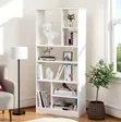 Brand New 2-Door Book Shelf - White Glossy - 1