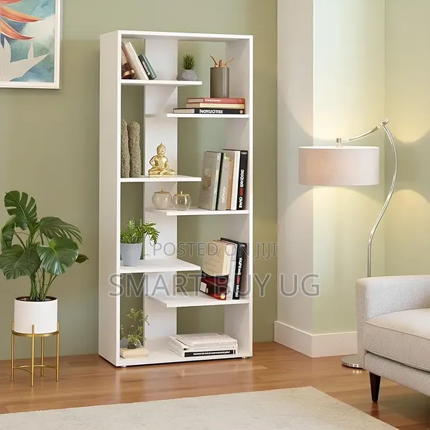 Brand New 2-Door Bookcase with 6 Shelves - 1