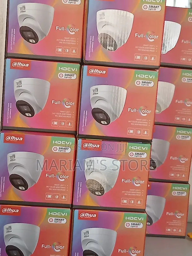 Dahua HDCVI Full-Color Eyeball Security Camera with Smart Light - 1