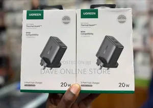 UGREEN 20W 2-Port Fast Charger (USB-C & USB-A)