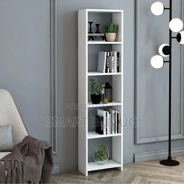Brand New 5-Shelf Office Bookcase with 2 Doors - 1