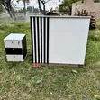Brand New 120cm Executive White Reception Desk - 1