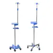 Stainless Steel IV Stand with Tray - 1