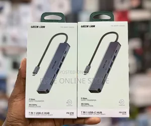 Green Lion 7-in-1 USB-C Hub with 4K HDMI & 87W PD