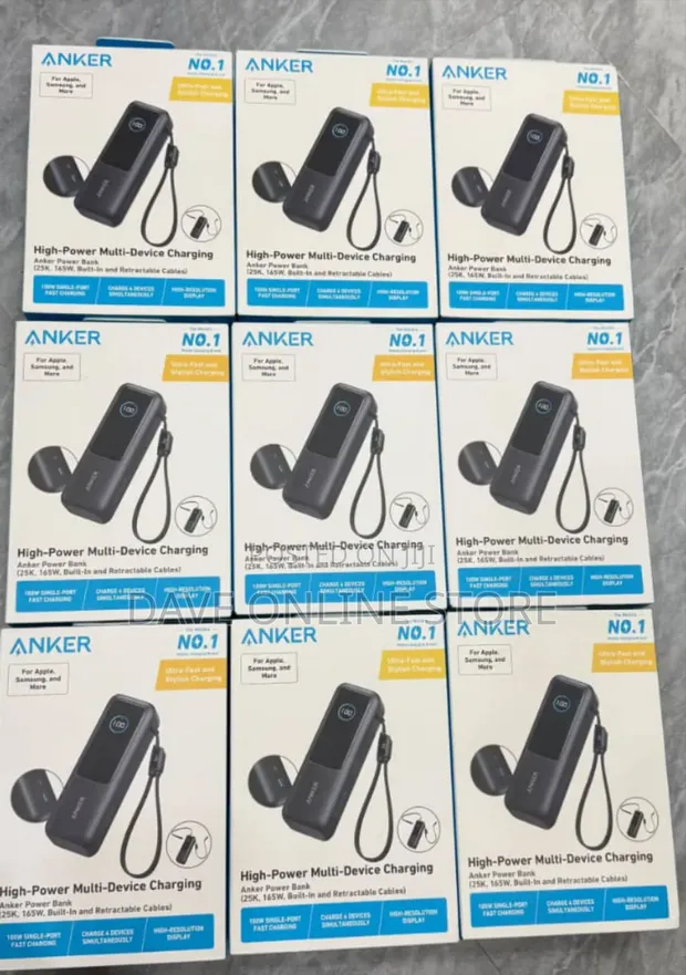 Anker Laptop Power Bank (25000mAh, 165W) - 1