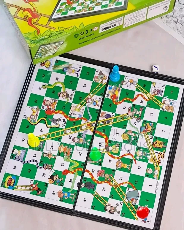 Medium Snakes and Ladders Board Game - 1